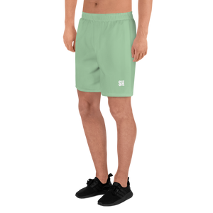 Men's Recycled Athletic Shorts - Palm Green