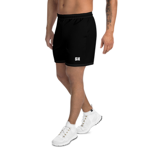 Shorts deportivos reciclados para hombre - Negro