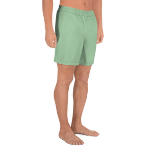 Men's Recycled Athletic Shorts - Palm Green