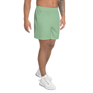 Men's Recycled Athletic Shorts - Palm Green