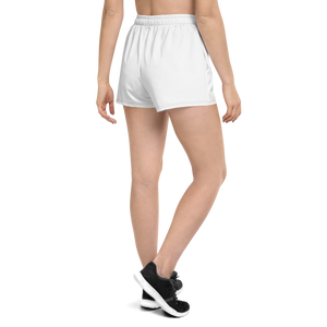 Womens Athletic Shorts - Seashell White