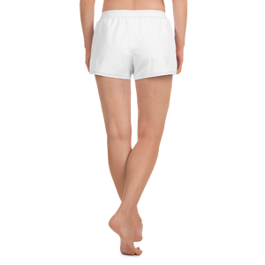 Womens Athletic Shorts - Seashell White