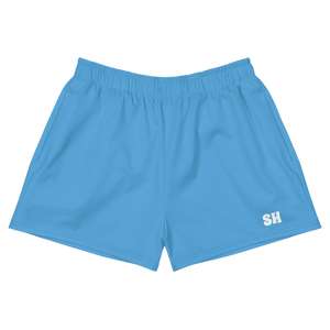 Pantalones cortos deportivos para mujer - Azul océano