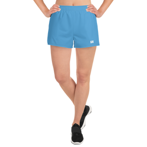 Pantalones cortos deportivos para mujer - Azul océano