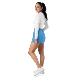 Pantalones cortos deportivos para mujer - Azul océano