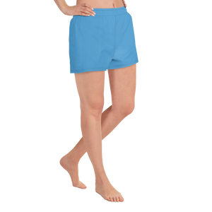 Pantalones cortos deportivos para mujer - Azul océano