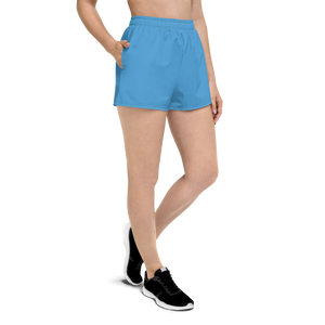 Pantalones cortos deportivos para mujer - Azul océano