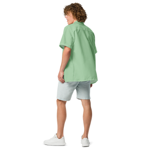 Mens button shirt - Palm Green