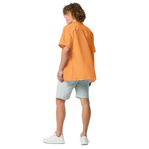 Mens button shirt - Sunshine Orange
