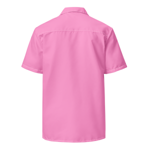 Herrenhemd mit Knöpfen – Tropisches Pink