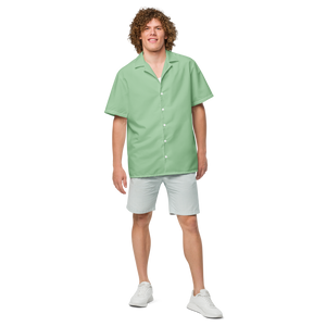 Mens button shirt - Palm Green