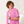 Herrenhemd mit Knöpfen – Tropisches Pink