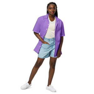 Womens button shirt - Coastal Purple