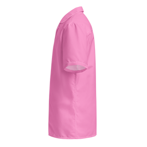 Herrenhemd mit Knöpfen – Tropisches Pink