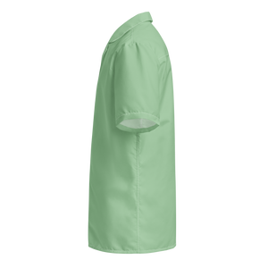 Damenhemd mit Knöpfen – Palmengrün