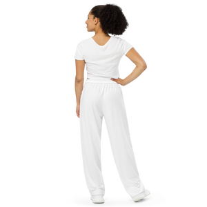 Womens wide-leg pants - Seashell White