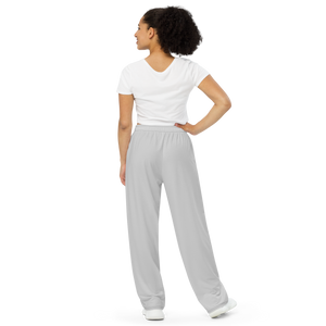 Womens wide-leg pants - Cloud Grey