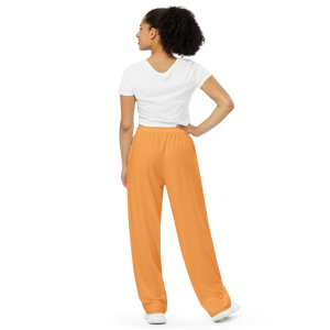 Womens wide-leg pants - Sunshine Orange