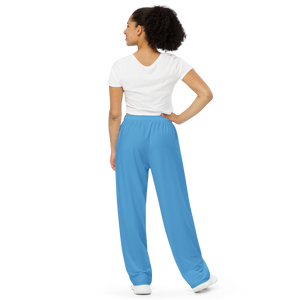 Weite Damenhose - Ozeanblau