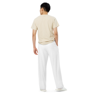Mens wide-leg pants - Seashell White