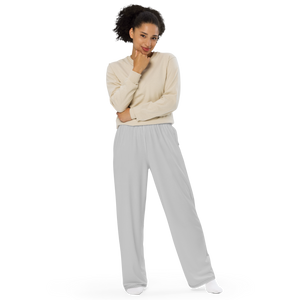 Womens wide-leg pants - Cloud Grey