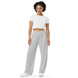 Womens wide-leg pants - Cloud Grey