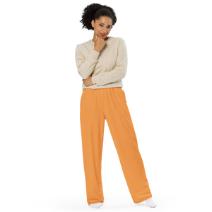 Womens wide-leg pants - Sunshine Orange