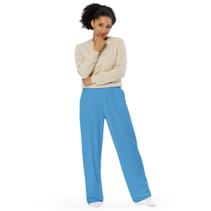 Weite Damenhose - Ozeanblau