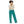 Pantalones anchos para mujer - Seaside Teal