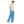 Pantalones anchos para hombre - Azul océano