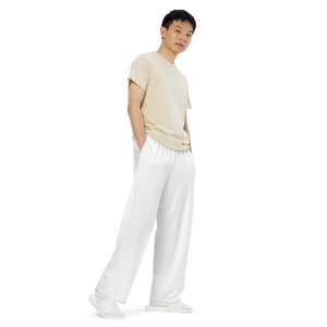 Mens wide-leg pants - Seashell White