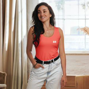 Damen Tanktop - Korallenrot