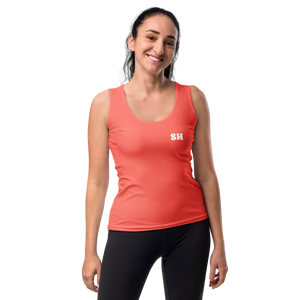 Damen Tanktop - Korallenrot