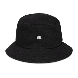 Denim bucket hat