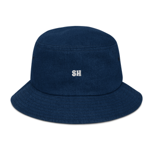 Denim bucket hat