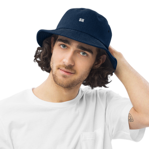 Denim bucket hat