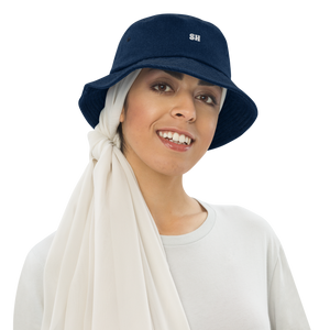 Denim bucket hat
