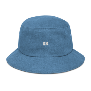 Denim bucket hat