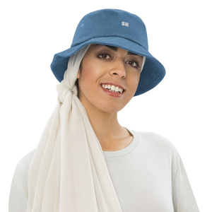 Denim bucket hat