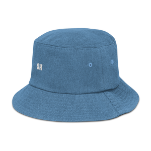 Denim bucket hat