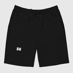 Herren-Fleeceshorts - Schwarz