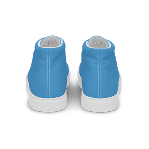 Men’s high top canvas shoes - Ocean Blue