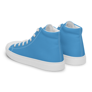 Men’s high top canvas shoes - Ocean Blue