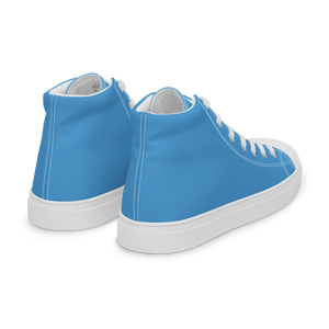 Men’s high top canvas shoes - Ocean Blue