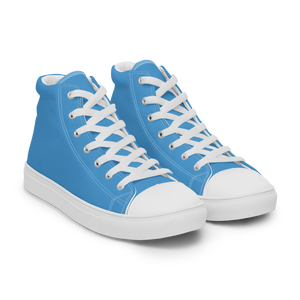 Men’s high top canvas shoes - Ocean Blue