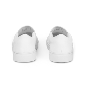Zapatos de lona sin cordones para hombre - Seashell White