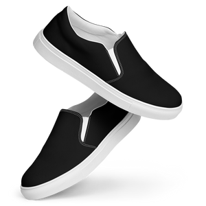Zapatos de lona sin cordones para hombre - Harbor Black
