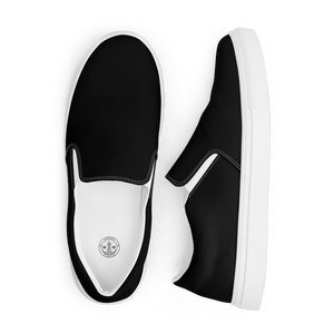 Zapatos de lona sin cordones para hombre - Harbor Black