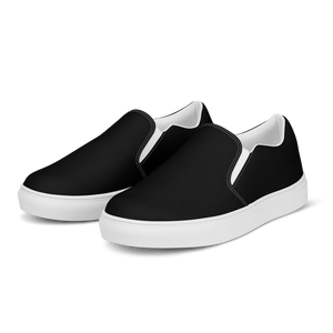 Zapatos de lona sin cordones para hombre - Harbor Black
