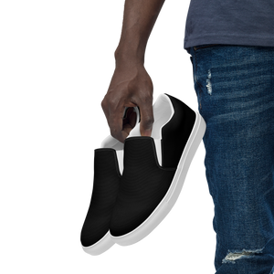 Zapatos de lona sin cordones para hombre - Harbor Black